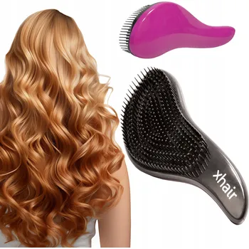 kartáč na vlasy Kartáč na rozčesávání zacuchaných vlasů, vyhlazující, RŮŽOVÝ