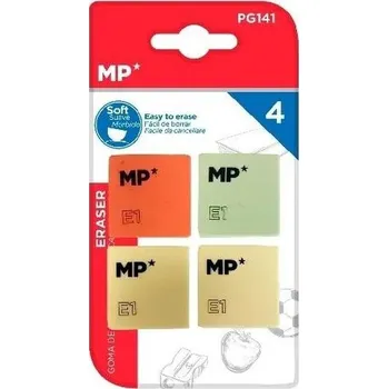 Set školních potřeb Gumka do ścierania super miękka 4szt