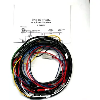 Motor pro motocykl Elektroinstalace spínačka v masce Jawa a ČZ 125, 175, 250 Kyvačka