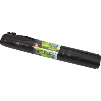 Pytle na odpadky Pytle na odpadky z fólie 160 l / 10 Ks černé, pevné