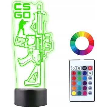 Lampička Noční lampa Plexido vícebarevná