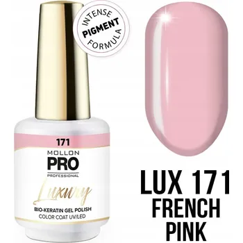 Přípravek na nehty 171. French Pink - Profesionální hybridní lak s konzistencí UV/LED gelu