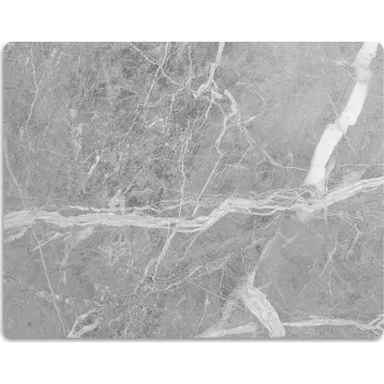 Miska pro psa Podložka pod misky pro pro kočky a psy Šedý mramor 90x60cm