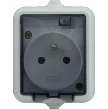 Elektrická zásuvka Hermetická Elektrická Zásuvka KOS bílá