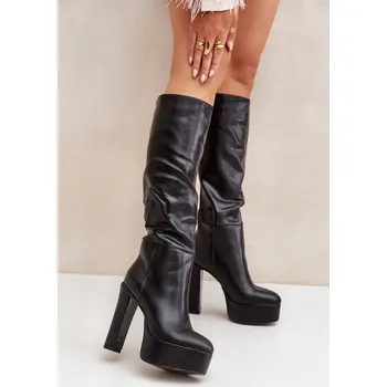 Dámské kozačky Kozačky na podpatku model 204663 Step in style 40