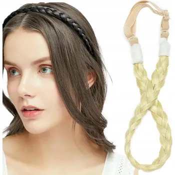 Čelenka Příčesek dlouhé syntetické vlasy světle blond Mawe dámské