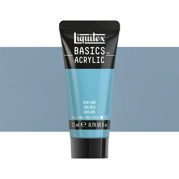 Vodová barva Akrylová barva Liquitex Basics - Blue Gray Balení: 22 ml