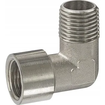 Fitinka KOLENO 1/2" ZÁVITOVÉ VNĚJŠÍ VNITŘNÍ CHROMOVANÉ