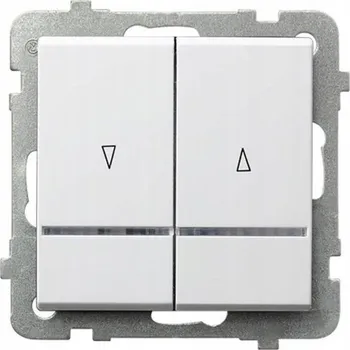 vypínač Žaluziový vypínač pod omítku Ospel bílý ŁP-7RS/m/00