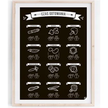 Obraz Plakát Doba vaření 40x50 plakát do kuchyně bez rámu 40 x 50 cm