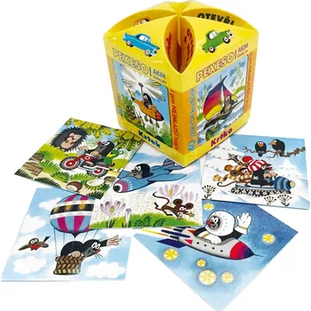 Pexeso AKIM Hra Pexeso otevři a hraj Krtek (Krteček) v ozdobné krabičce | AS22