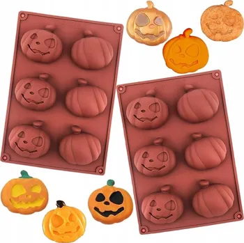 Forma na pečení Silikonová forma na pečení dýně a čokolády, silikonová forma na