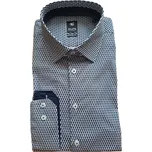 Pure by Hatico Košile Pure Modern Fit "City" tmavý vzor velikost: 41/42, délka rukávu: dlouhý rukáv