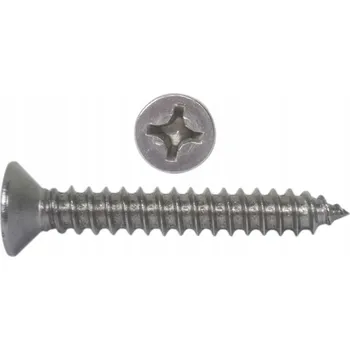 Šroub 2,9x6,5 Samořezný šroub s kuželovou hlavou A2, ISO7050, 1000 ks