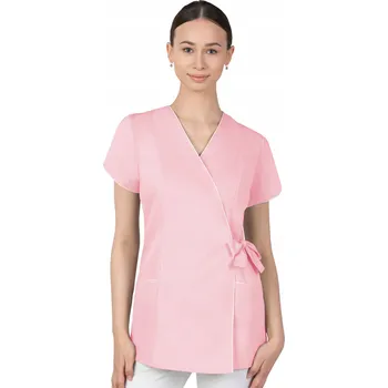 Pracovní zástěra 54 DÁMSKÝ ZAVINOVACÍ LÉKAŘSKÝ PLÁŠŤ/HALENA/TUNIKA, KOSMETICKÝ ZÁSTĚRA 322