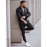 Černá pánská teplákovka s mikinou na zip AX0733 Velikost: M