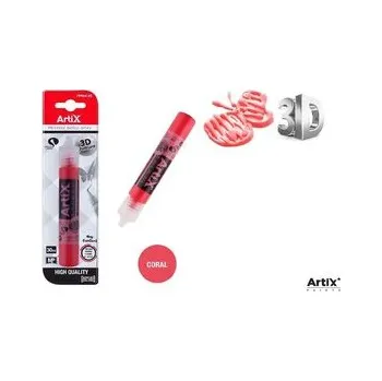 Set školních potřeb Farba strukturalna 3D koralowy 30ml