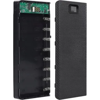 Pouzdro na mobilní telefon Pouzdro PowerBank 8x 18650 2xUSB USB C SKLÁDACÍ