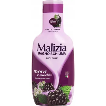 Koupelová pěna Malizia Hýčkající pěna do koupele - Ostružina a Pižmo 1 l x1