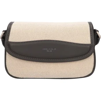 Kabelka Dámská crossbody kabelka David Jones Erla - béžovo-černá