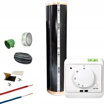 Topná rohož Sada 8 m2 - fólie 220W/m2 16m x 50cm