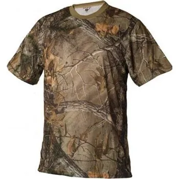Rybářské oblečení Loshan Kerry tričko, vzor Real tree hnědé Velikost: M