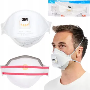 Plynová maska Protiprachová maska 3M 9332+ polomaska