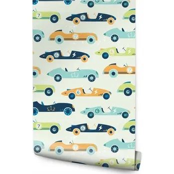 Fototapeta Tapeta do dětského pokoje Závodní auta