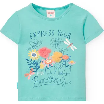 Chlapecké tričko Dívčí tričko Boboli GARDEN STORIES Barva: Modrá, Velikost BOBOLI: 6 let (116)