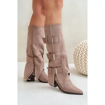 Dámské kozačky Kozačky na podpatku model 203505 Step in style 38