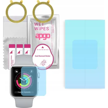 2x Hydrogelová ochranná Fólie apgo HD HQ FLEX pro Apple Watch 1-2-3 (38mm)