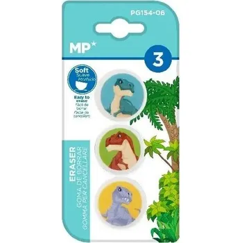 Set školních potřeb Gumka do ścierania Dinozaury 3szt