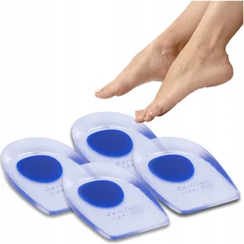 Vložka do bot Gelové podpatěnky na patní ostruhy, vložky na bolavé paty, 4 ks, 40-46