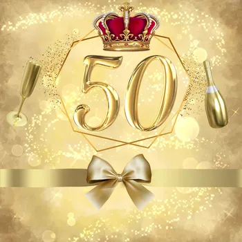 Narozeninové přání 20x20 cm pro babičku, maminku, manželku Dárek k 50. narozeninám