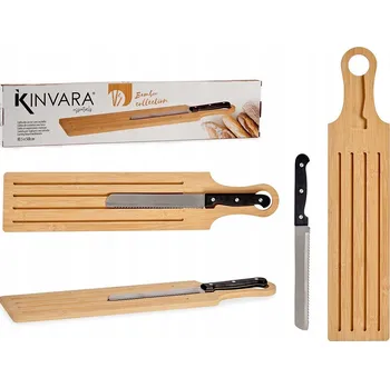 Kuchyňské prkénko Podlouhlé prkénko na krájení s nožem na chleba, 50 cm
