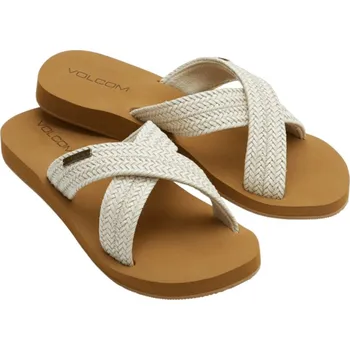 Dámská obuv Pantofle Volcom, Volcom Double Cross cream 2025 dámské Velikost: EUR39