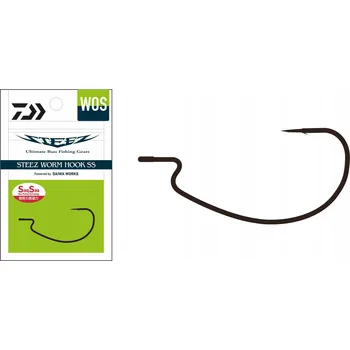 Rybářský háček Háčky s otřepem Daiwa Steez Worm Hook SS WOS 5 ks