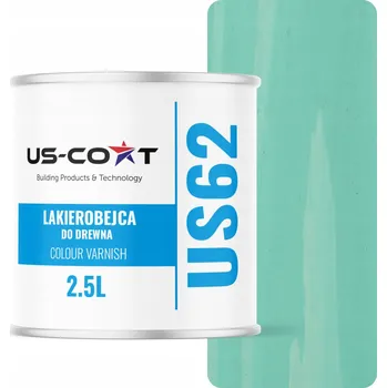 barva a nátěr na dřevo Lazura s olejem US-Coat 2,5 l zelená polomatná