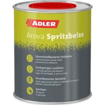 Mořidlo Adler AROVA SPRITZBEIZE(Mořidlo) mahagonově hnědý - mahagonibraun Velikost balení: 0,9l + dárek k objednávce nad 1000Kč