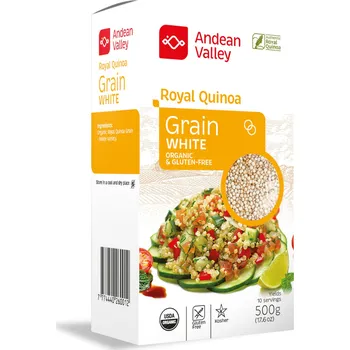 Rýže Royal quinoa BÍLÁ BIO bez lepku - VEGAN - Andean Valley 500g