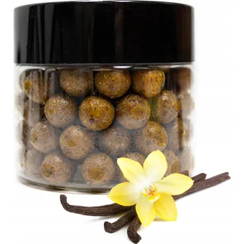 Boilies DOMINATOR PROTEINOVÉ KULIČKY 10MM VANILKA SKLENICE 80G