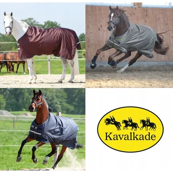 Deka pro koně Deka do výběhu Yukon II 100g, 1680D - Kavalkade 125 cm, hnědá