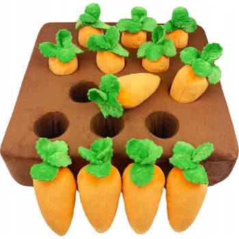 Hračka pro psa Plyšová Hračka pro psa - HRAČKA MRKVOVÉ POLE