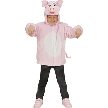 Dětská mikina s kapucí - prasátko 98