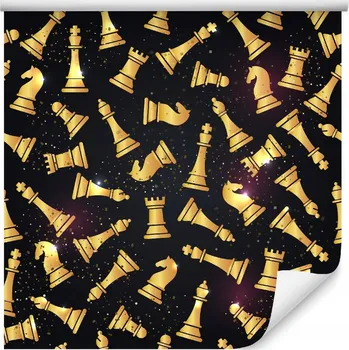 Tapeta Tapeta na zeď ŠACHY Figurka Šach-Mat Dekorace