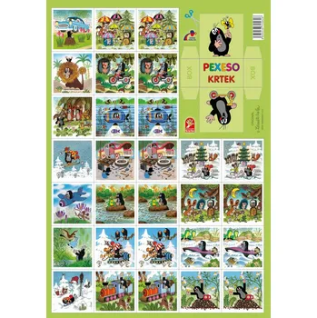 Pexeso AKIM Pexeso vystřihovací - Krtek 3