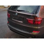 Kryt prahu pátých dveří BMW X5 E70 FL 2010-2013 • nerez s karbonem • Alu-Frost