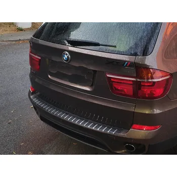 Tuning Kryt prahu pátých dveří BMW X5 E70 FL 2010-2013 • nerez s karbonem • Alu-Frost