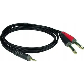 Audio kabel Kabel jack 3,5 mm - jack 6,3 mm Klotz AY5-0600 6 m