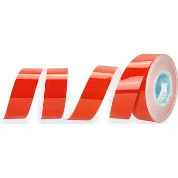Reflexní samolepicí páska ORALITE medová plástev - červená - 5 cm - 1 m